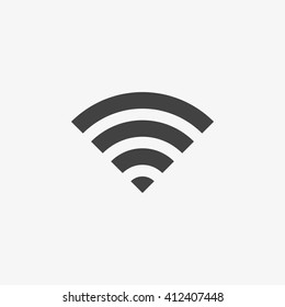 white wifi symbol