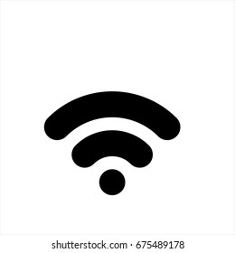 wifi icon in trendy flat style isolated on background. wifi icon page symbol for your web site design wifi icon logo, app, UI. wifi icon Vector illustration, EPS10.