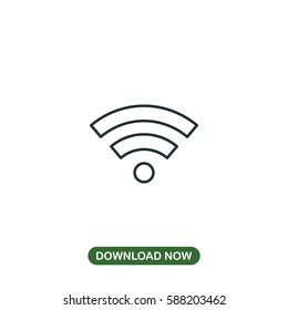 WI-FI icon vector