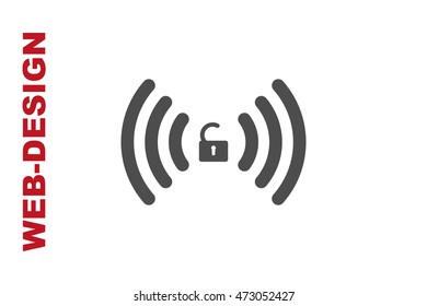 WIFI Icon Vector, author portfolio web-design