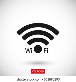Wi-Fi icon, vector best flat icon, EPS