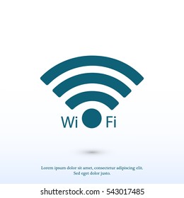 Wi-Fi icon, vector best flat icon, EPS