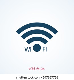 Wi-Fi icon, vector best flat icon, EPS