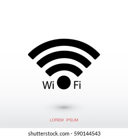 Wi-Fi icon, vector best flat icon, EPS
