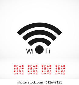 Wi-Fi icon, vector best flat icon, EPS