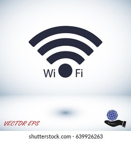 Wi-Fi icon, vector best flat icon, EPS