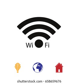 Wi-Fi icon, vector best flat icon, EPS