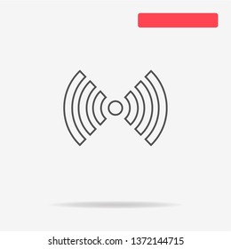 Wifi icon. Vector concept illustration for design.