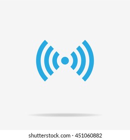 Wifi icon. Vector concept illustration for design.