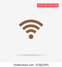Wifi icon. Vector concept illustration for design.