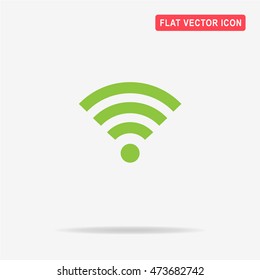 Wifi icon. Vector concept illustration for design.