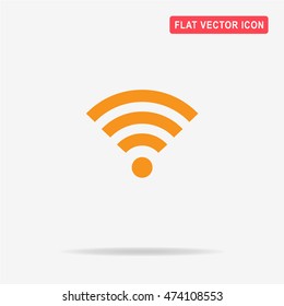 Wifi icon. Vector concept illustration for design.