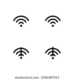 Wifi icon vector. Connection icon. Internet icon.