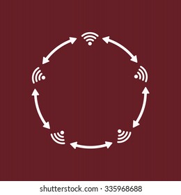 Wi-Fi Icon. vector design