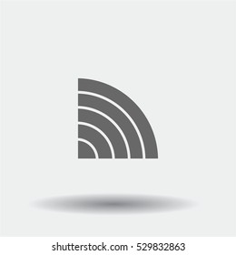 wifi icon, vector design