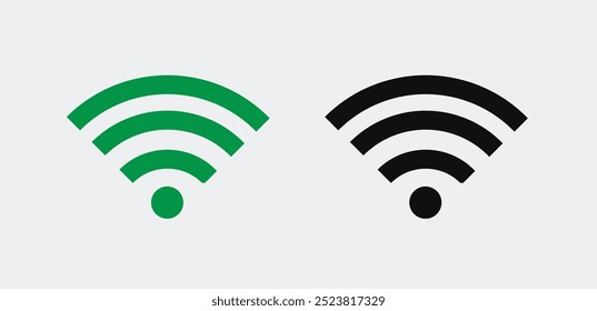 Wifi icon vector design, Wifi icon set design ,vector icon design