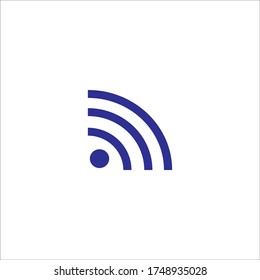 plantilla de diseño de vector de icono wifi