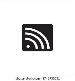 plantilla de diseño de vector de icono wifi
