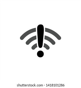 wifi icon, vector desing - Vector
