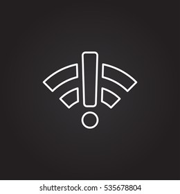 wifi icon, vector desing