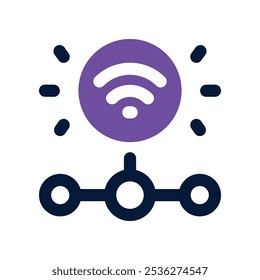 wifi icon. vector dual tone icon for your website, mobile, presentation, and logo design.