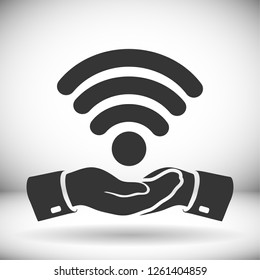 Wi-Fi icon. Vector Eps 10