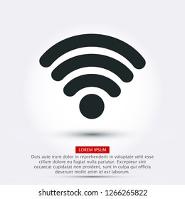 Wi-Fi icon. Vector Eps 10