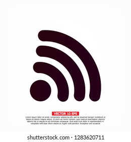 Wi-Fi icon. Vector Eps 10