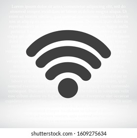 Wi-fi icon. Vector Wi-Fi Eps 10. Wi-fi icon. made for your phone site and use. Wi-fi flat design.