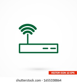  Wi-Fi-Symbol. Vektorillustration Wi-Fi Eps10. Wi-Fi-Symbol. für Ihre Telefonseite und Nutzung erstellt. Wi-Fi-Wohnung Design.