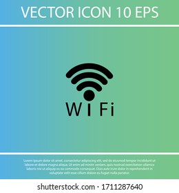 Wi-fi icon. Vector Wi-Fi Eps 10. Wi-fi icon. made for your phone site and use. Wi-fi flat design.