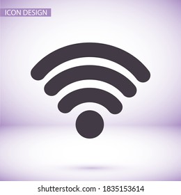 Wi-fi icon. Vector Wi-Fi Eps 10. Wi-fi icon. made for your phone site and use. Wi-fi flat design.