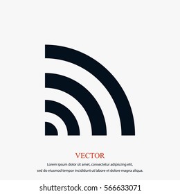 Wi-Fi Icon, Vector EPS 10 illustration style