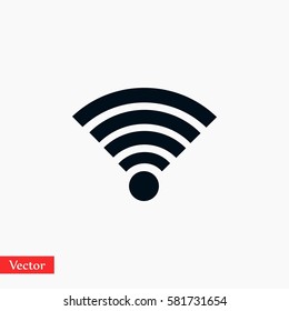 Wi-Fi Icon, Vector EPS 10 illustration style