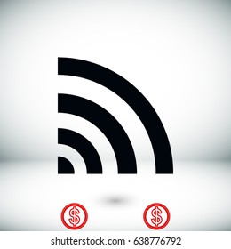 Wi-Fi Icon, Vector EPS 10 illustration style