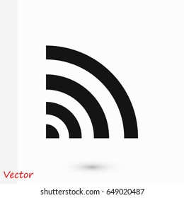 Wi-Fi Icon, Vector EPS 10 illustration style