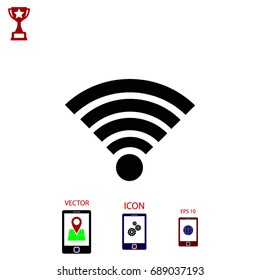 Wi-Fi Icon, Vector EPS 10 illustration style