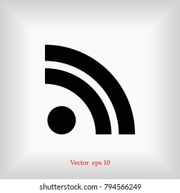 Wi-Fi Icon, Vector EPS 10 illustration style