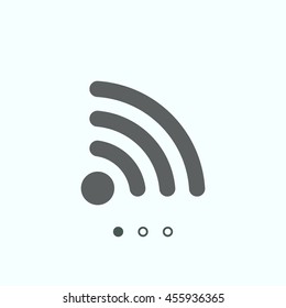 WIFI Icon, vector, icon flat