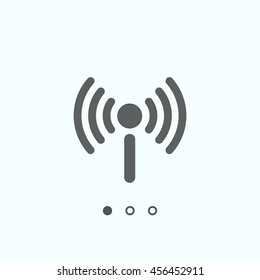 WIFI Icon, vector, icon flat