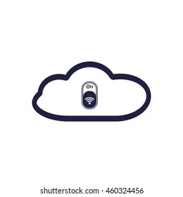 WIFI Icon, vector, icon flat