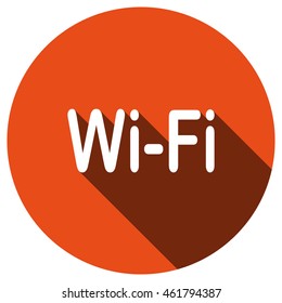 WIFI Icon, vector, icon flat