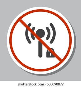 WIFI Icon Vector flat design style