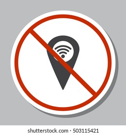 WIFI Icon Vector flat design style