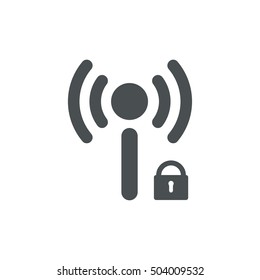 WIFI Icon Vector flat design style