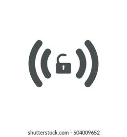 WIFI Icon Vector flat design style