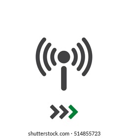 WIFI Icon Vector flat design style