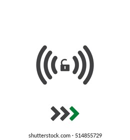 WIFI Icon Vector flat design style