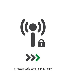 WIFI Icon Vector flat design style