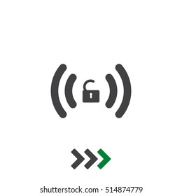 WIFI Icon Vector flat design style